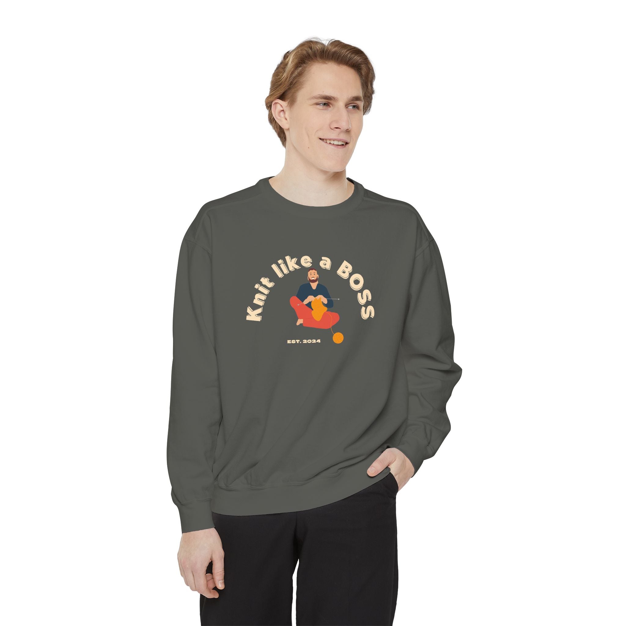 Knit Like a Boss — Men's Graphic Tee