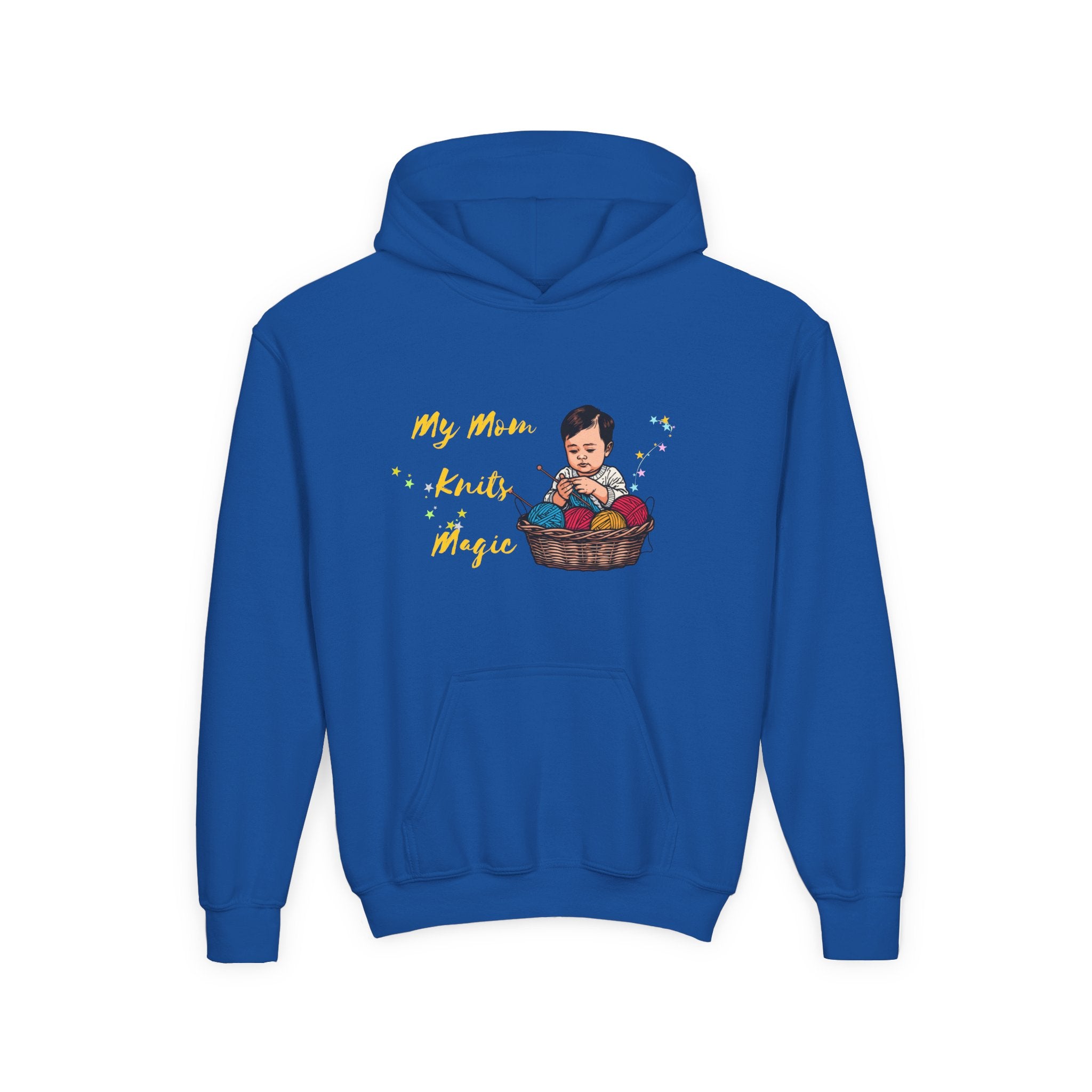 My Mom Knits Magic Youth Hoodie