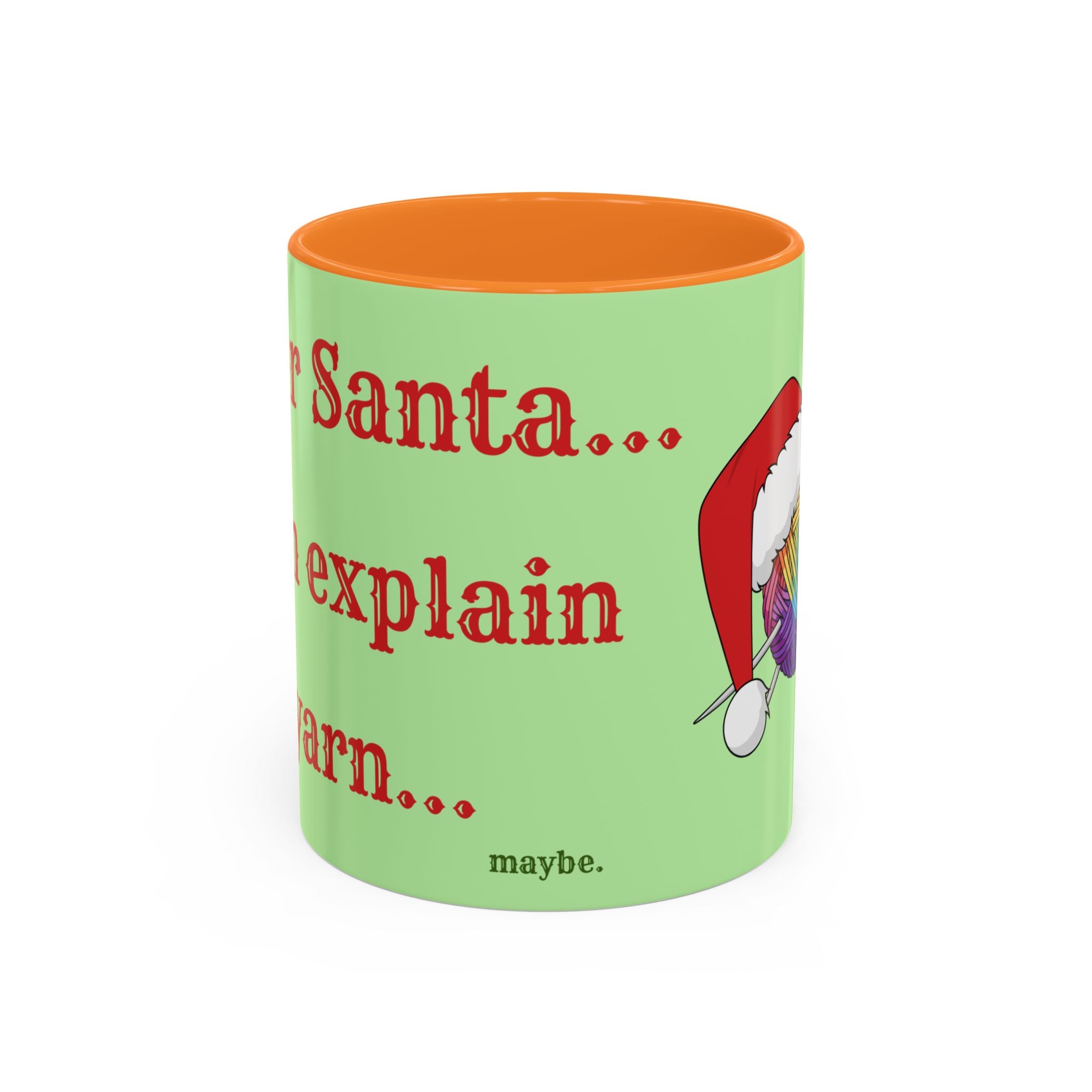 Dear Santa I Can Explain the Yarn | Knitting Coffee Mug