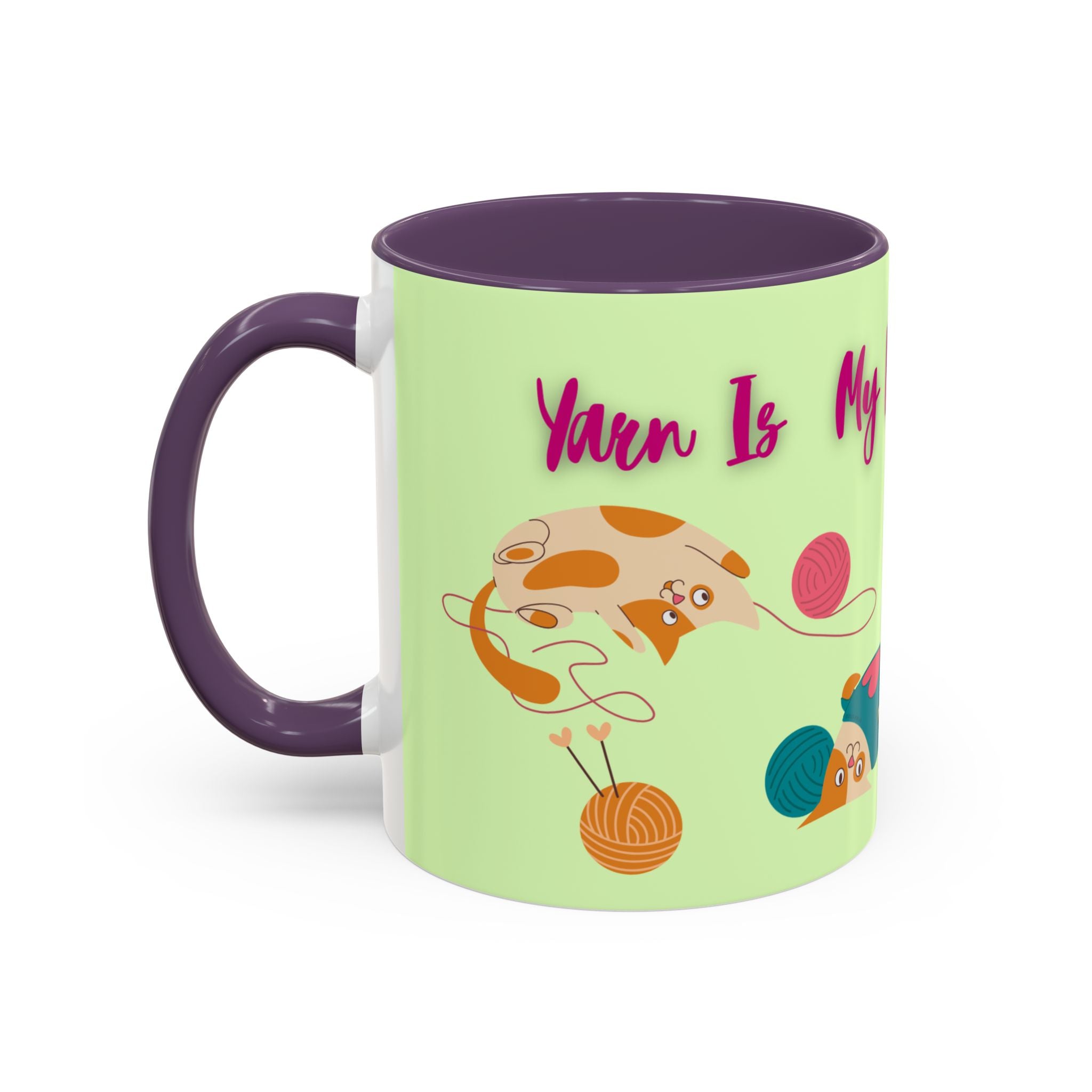 "Yarn Is My Love Language" Knitter's Mug
