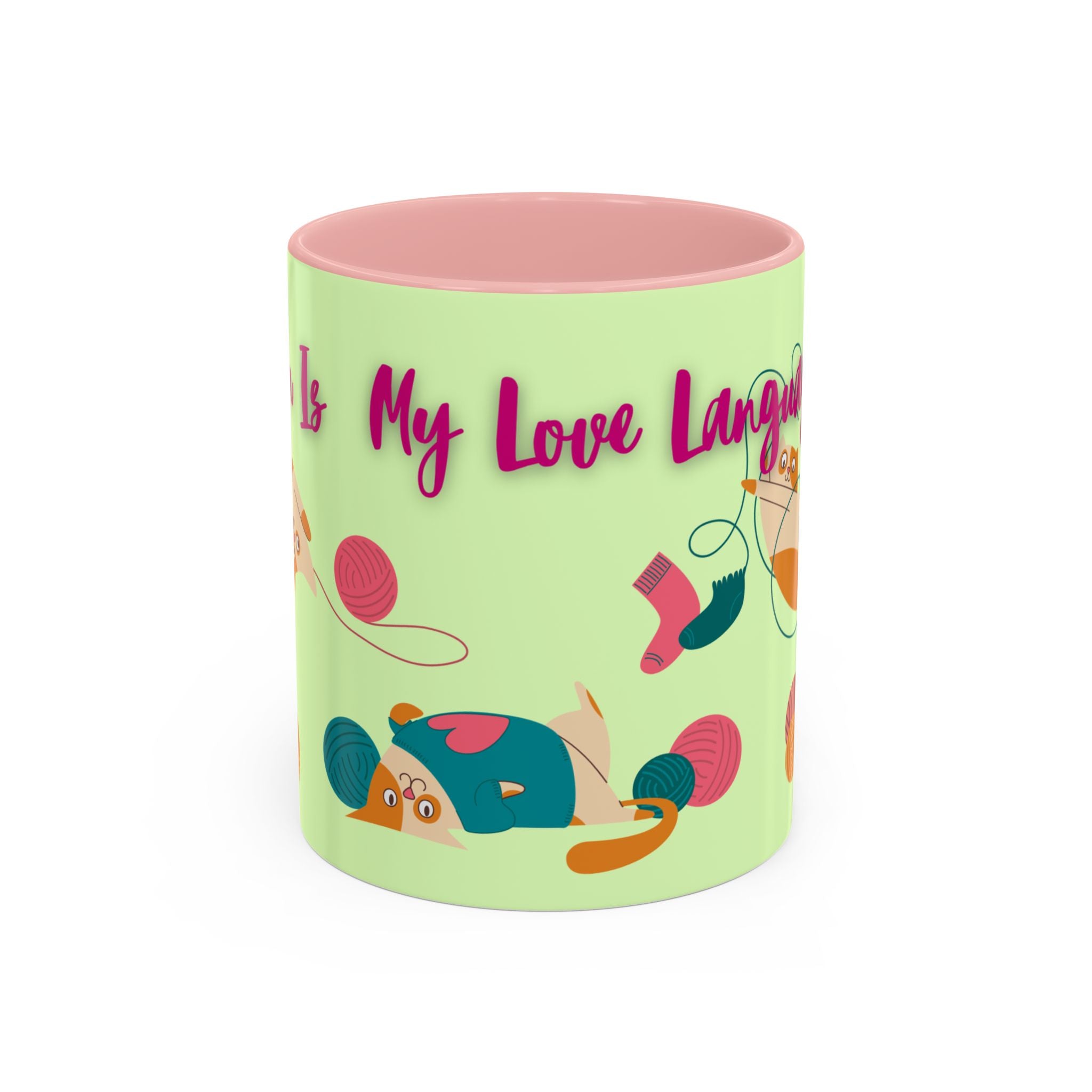 "Yarn Is My Love Language" Knitter's Mug