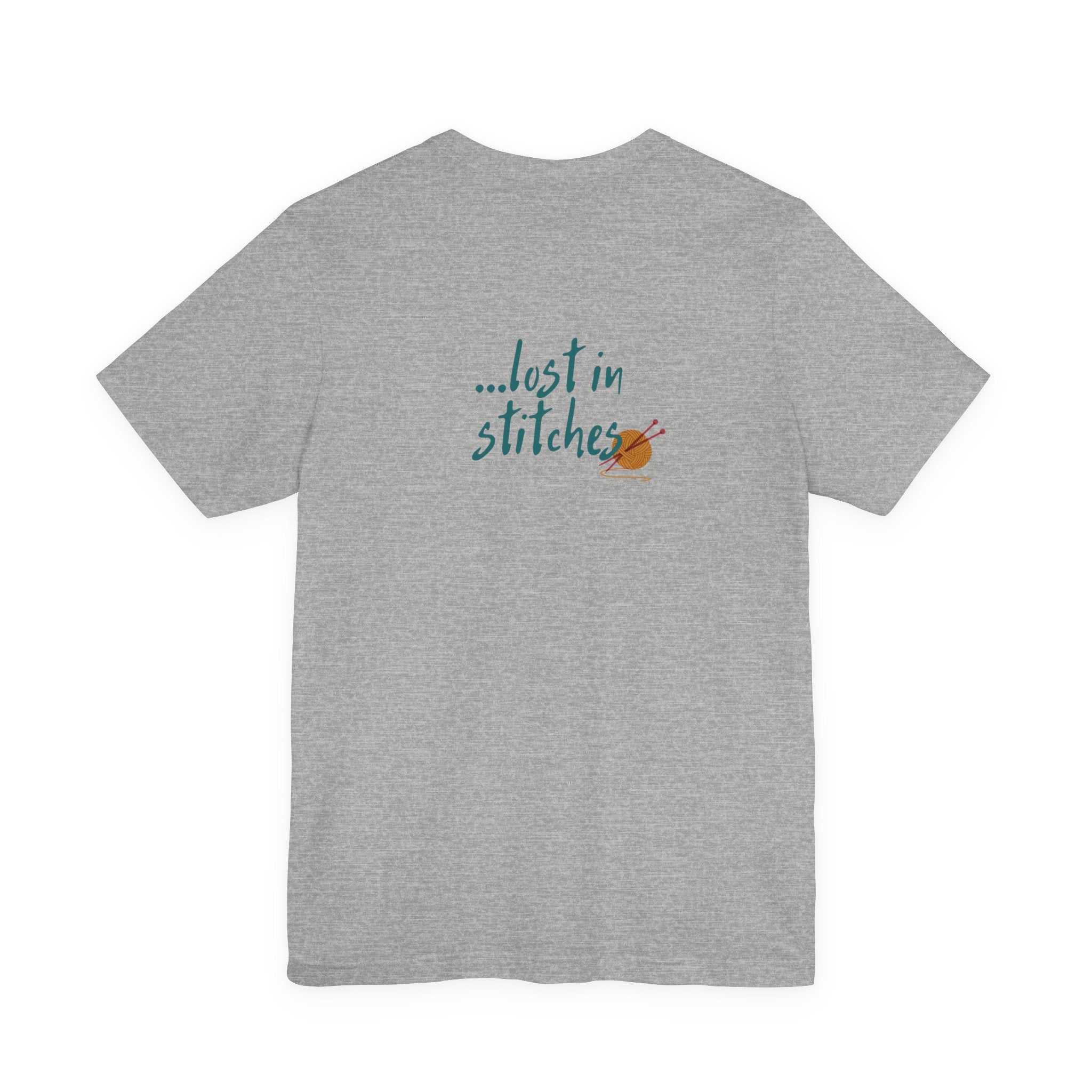 Women's Knit Humor T-Shirt – "Currently unavailable...lost in stitches"