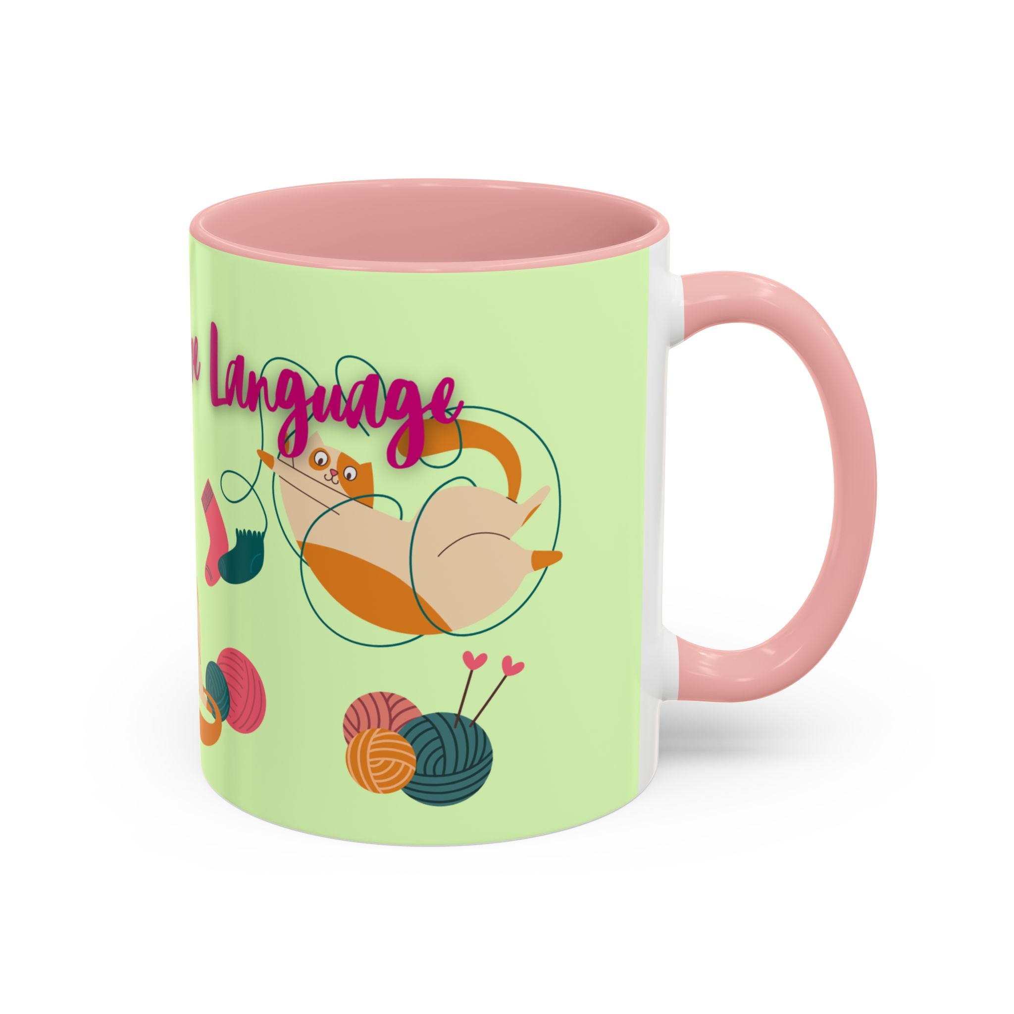 "Yarn Is My Love Language" Knitter's Mug