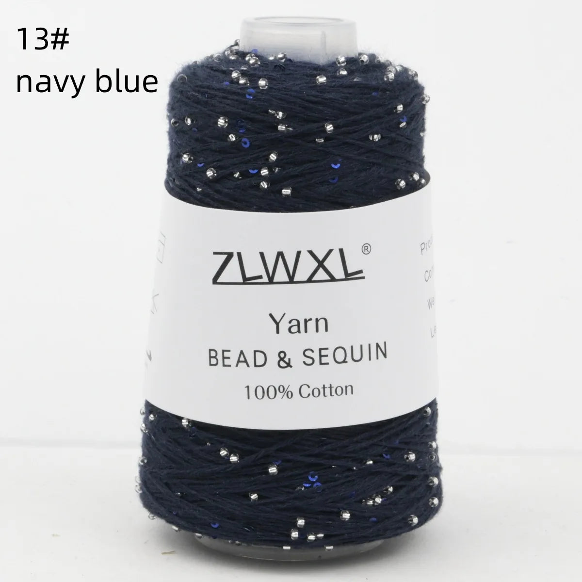 Bead & Sequin Yarn — 100g / 420m, 2mm Crochet Thread