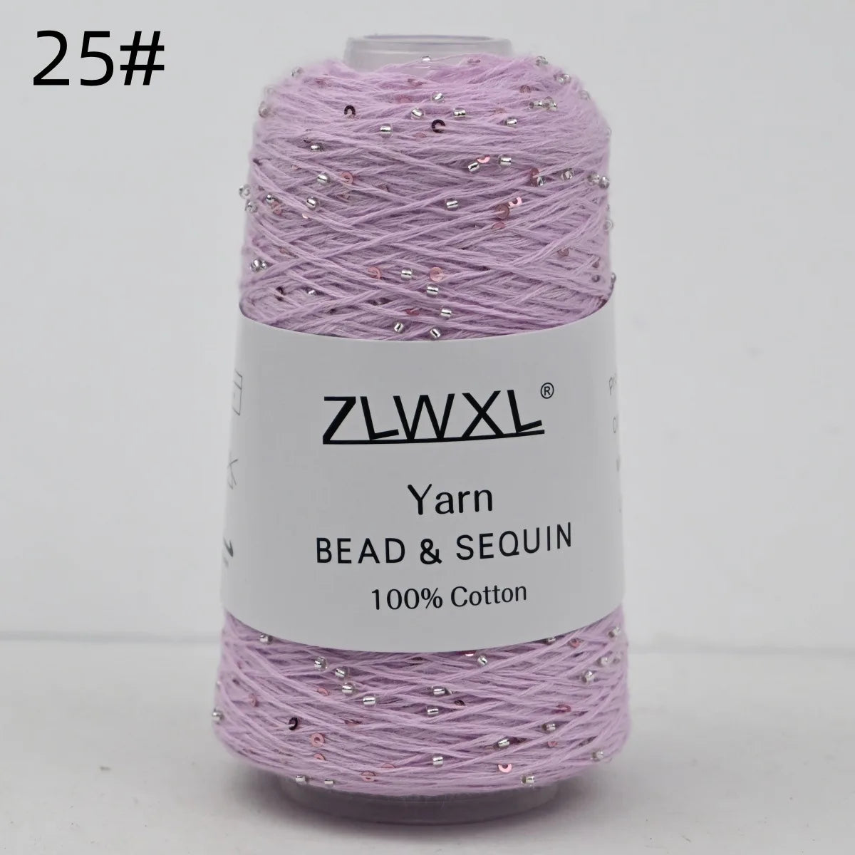 Bead & Sequin Yarn — 100g / 420m, 2mm Crochet Thread
