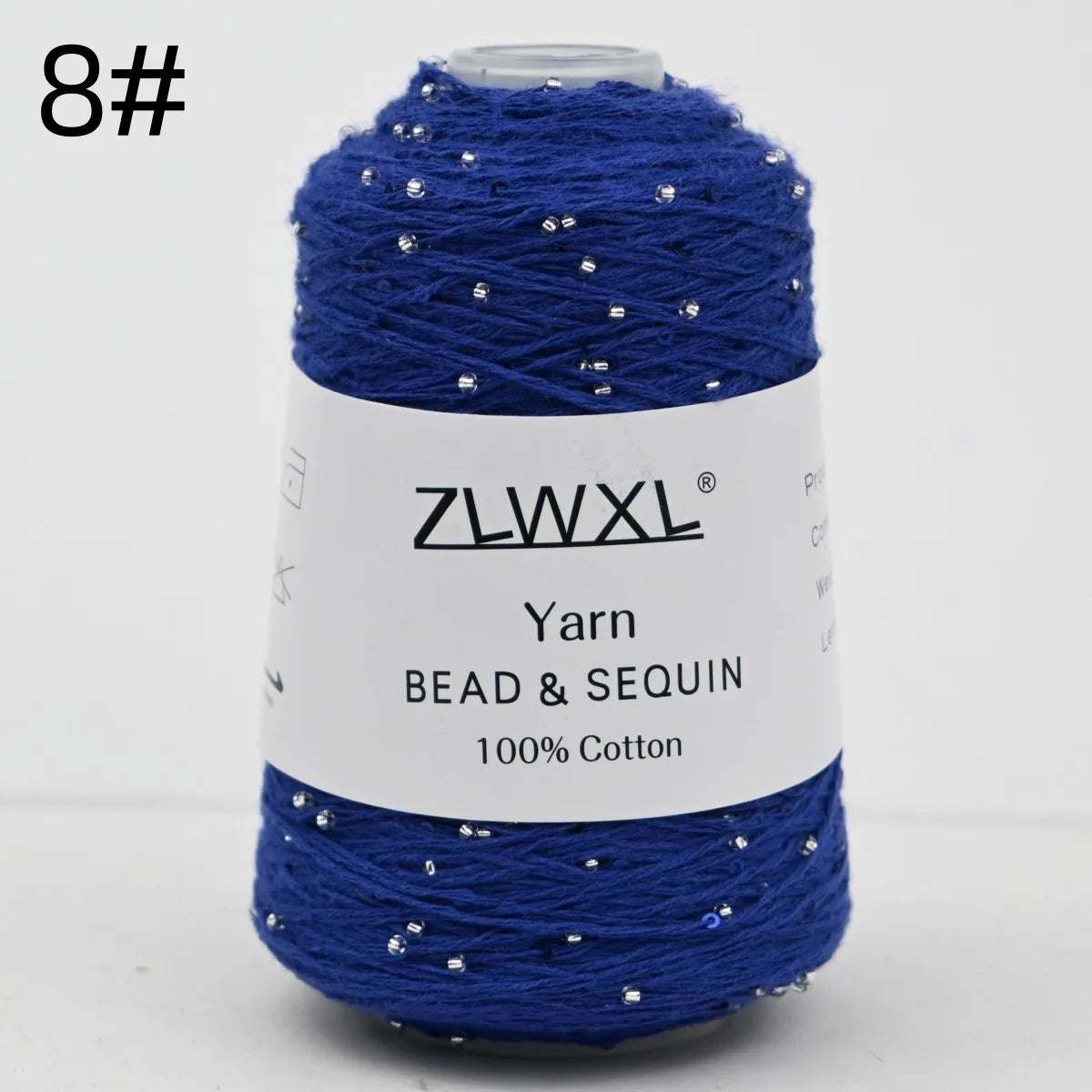 Bead & Sequin Yarn — 100g / 420m, 2mm Crochet Thread