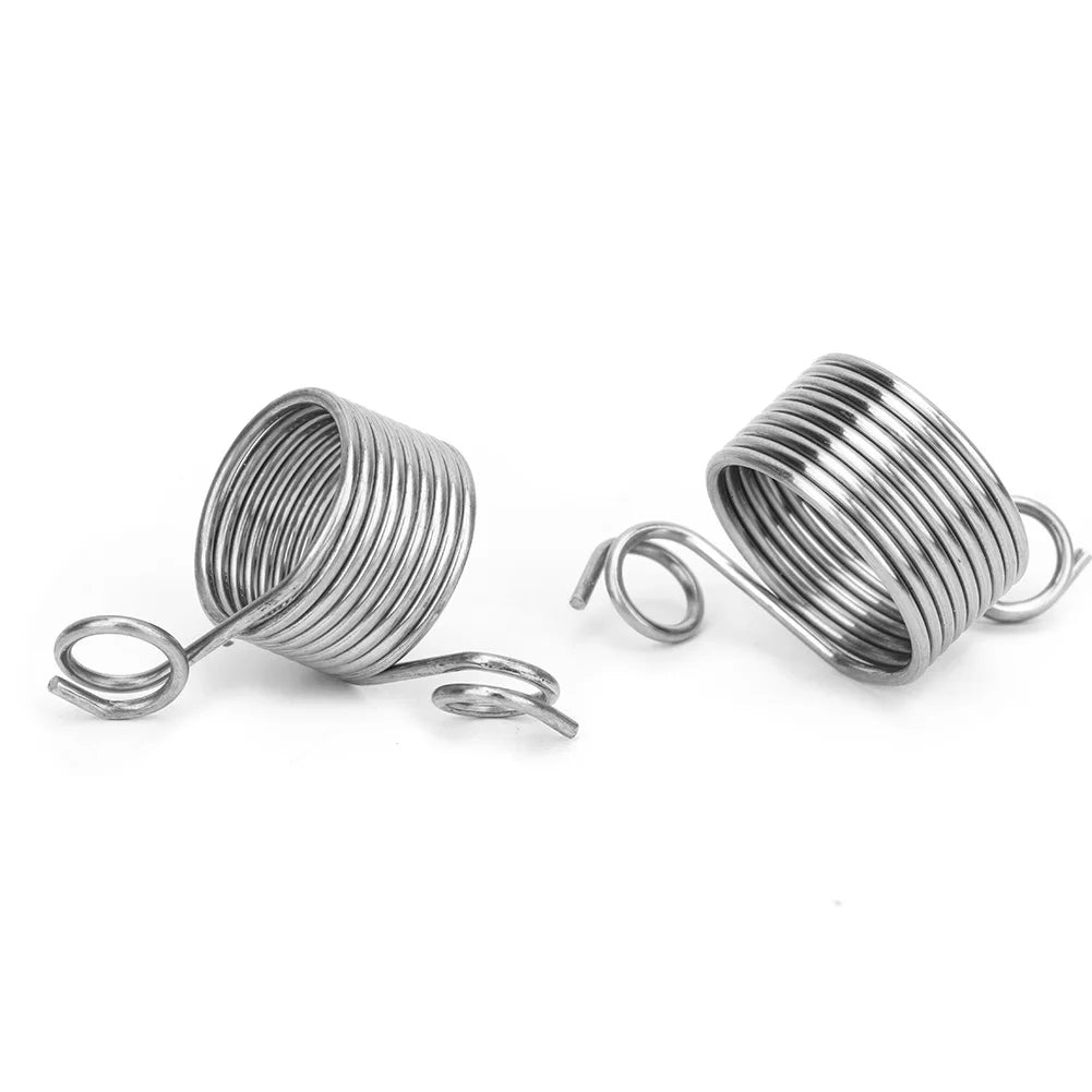 Coiled Knitting Thimble Ring — Stainless Steel Finger Accessory